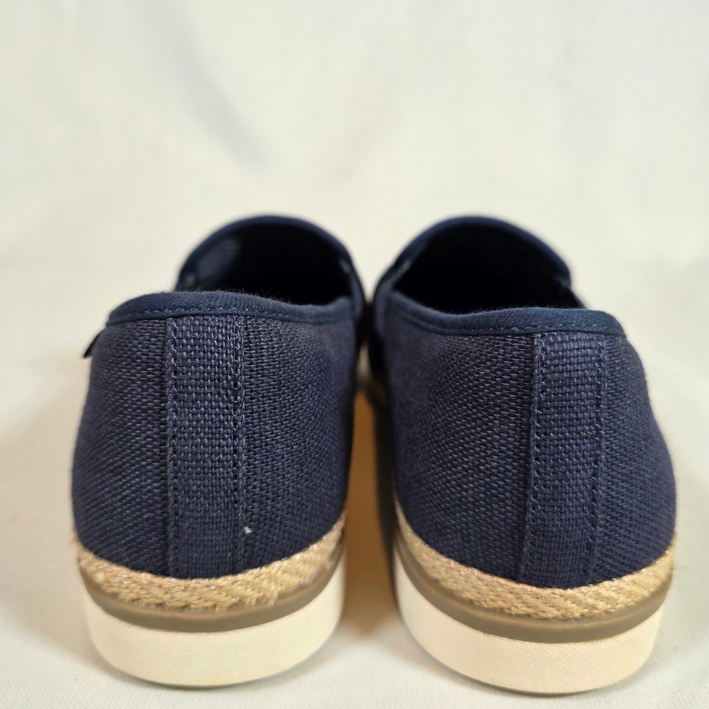 NWOT BOBS by Skechers Womens‎ 9W Navy Blue Flexpadrille Flats Coastal Minimalist - Picture 3 of 7